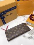 5A Monogram Canvas Zippy Long Wallet Classic Monogram Zip