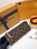 5A Monogram Canvas Zippy Long Wallet Classic Monogram Zip