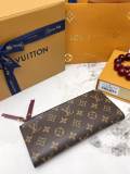 5A Monogram Canvas Zippy Long Wallet Classic Monogram Zip