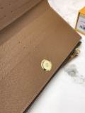5A Monogram Canvas Zippy Long Wallet Classic Monogram Zip
