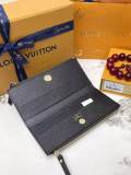 5A Monogram Canvas Zippy Long Wallet Classic Monogram Zip