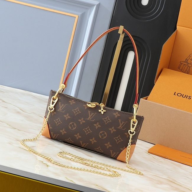 Original Monogram Empreinte Leather Chain Shoulder Bag Monogram E