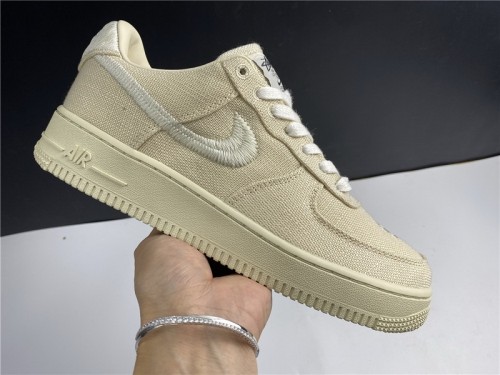 NIKE AIR FORCE 1 LOW STUSSY FOSSIL