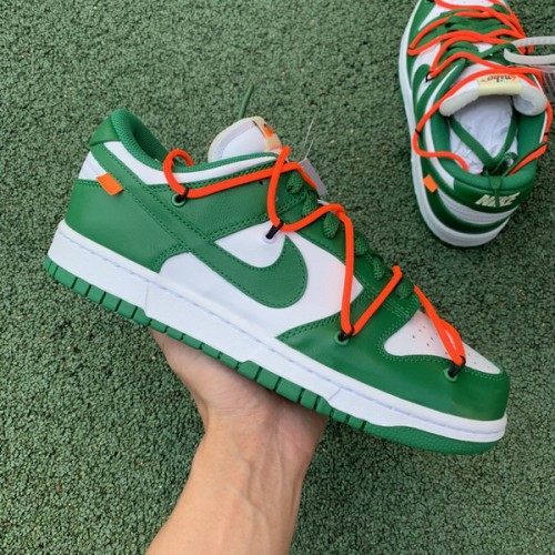 OFF-WHITE X NIKE DUNK LOW GREEN CT0856-100