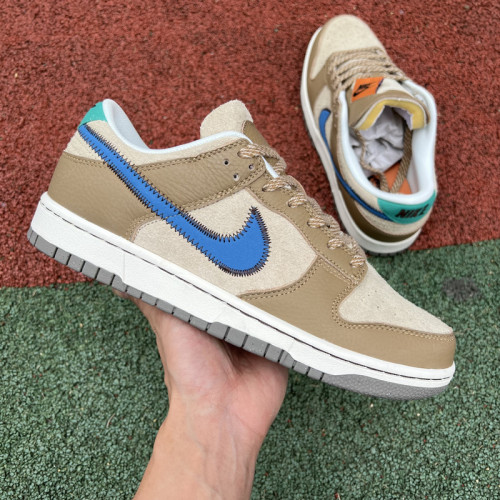 SIZE? X NIKE DUNK LOW BROWN