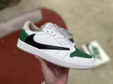 TRAVIS SCOTT X NIKE AIR JORDAN 1 WHITE GREEN