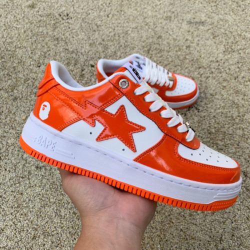 A Bathing Ape Bape Sta Low Orange