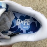 A Bathing Ape Bape Sta Low White ABC Camo Blue