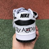 Supreme x Nike SB Dunk Low By Any Means White Black