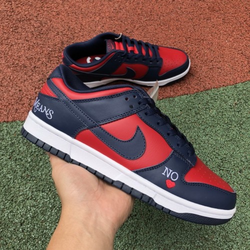 Supreme x Nike SB Dunk Low By Any Means Blue Red