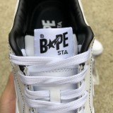 A Bathing Ape Bape SK8 Sta White Black