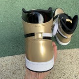 Jordan 1 Retro High NRG Patent Gold Toe