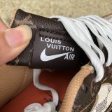 Nike Air Force 1 Low Loouis Vuitton Monogram Brown Damier Azur(with Original box)