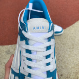 AMIRI Skel Top Low White Blue