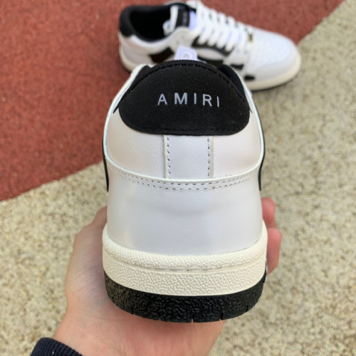 AMIRI Skel Top Low White Black 02