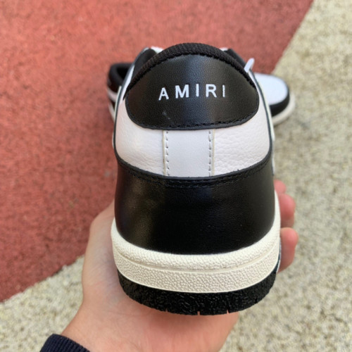 AMIRI Skel Top Low White Black