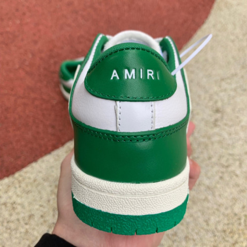 AMIRI Skel Top Low White Green