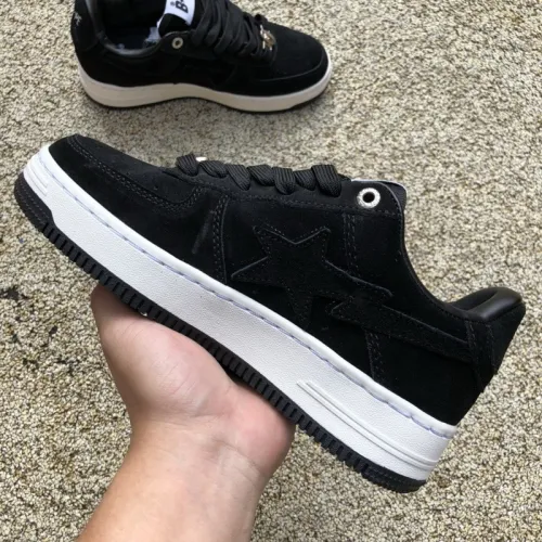 A Bathing Ape Bape Sta Black Suede