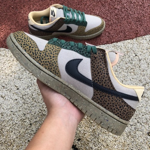 Nike Dunk Low Safari Golden Moss