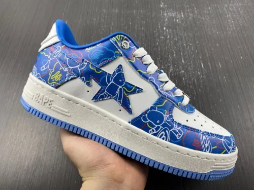 A Bathing Ape Bape Sta Medicom Toy Bearbrick Camo Blue
