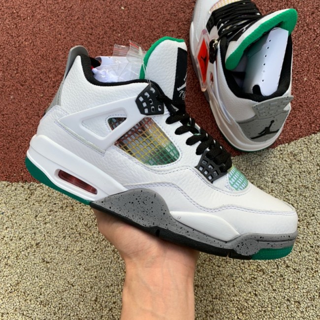 Jordan 4 Retro Lucid Green Rasta