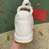 Jordan 4 Retro Levi's White