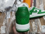 Louis Vuitton Nike Air Force 1 Low By Virgil Abloh White Green