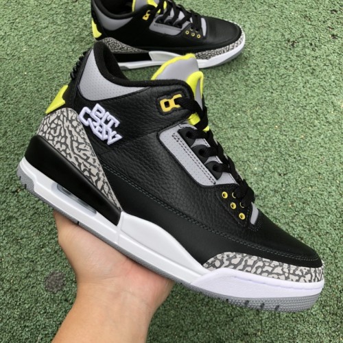 Jordan 3 Retro Oregon Ducks Pit Crew Black