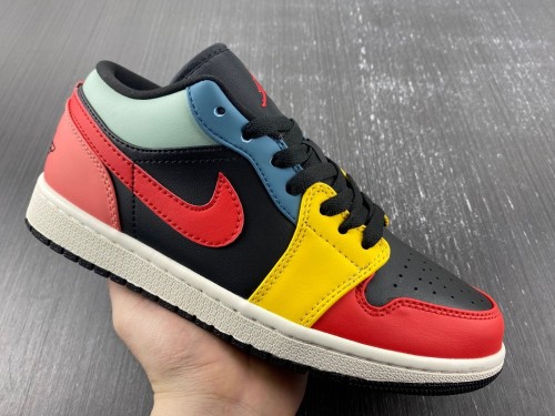 Jordan 1 Low SE Black Multi-Color