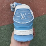 Louis Vuitton Trainer White Sky Blue