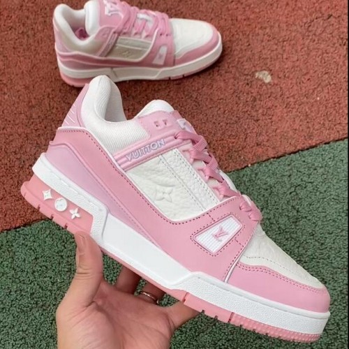 Louis Vuitton Trainer Pink Rose