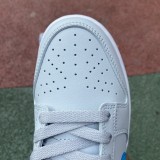 Nike Dunk Low Retro Pure Platinum Blue Lightning