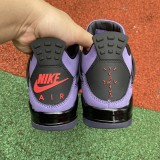 Travis Scott x Air Jordan 4 Retro Purple Custom
