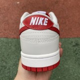 Nike Dunk Low Vast Grey Varsity Red