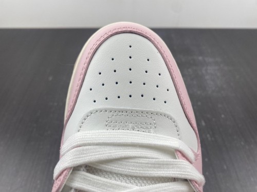 OFF-WHITE Out Of Office  OOO  Low Tops White Pink