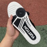 Louis Vuitton Skate Sneaker Black Black White