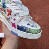 Louis Vuitton LV Trainer Comic Motifs Multi