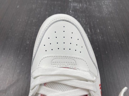 OFF-WHITE Out Of Office  OOO  Low Tops For Walking White White Red SS22