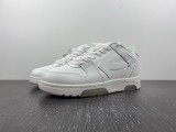 OFF-WHITE Out Of Office  OOO  Low Tops Vanilla White Suede