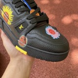 Louis Vuitton X Yayoi Kusama Trainer Black Print