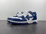 OFF-WHITE Out Of Office OOO Low Tops Blue