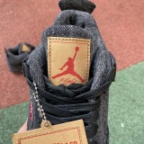 Jordan 4 Retro Levi's Black(Size US7-14)