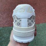 Louis Vuitton Trainer Beige Stripe Monogram