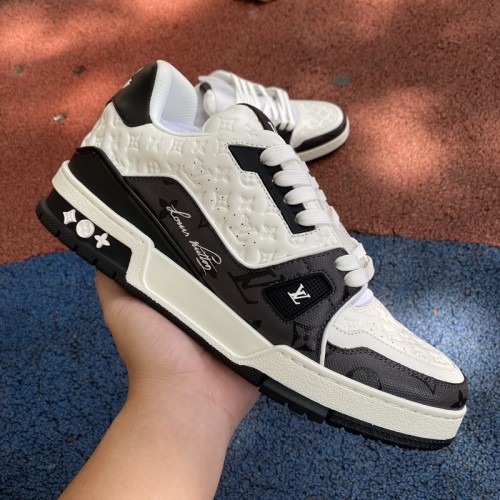 Louis Vuitton LV Trainer #54 Black White