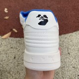 OFF-WHITE Out Of Office  OOO  Low Tops For Walking White White Dark Blue SS22