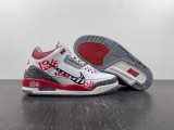  Jordan 3 OG “Fire Red”DIY Love