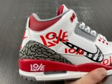  Jordan 3 OG “Fire Red”DIY Love