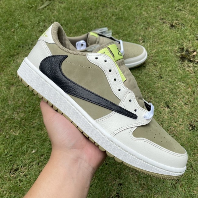 Jordan 1 Retro Low Golf Travis Scott Neutral Olive