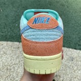 Nike SB Dunk Low Orange Emerald Rise