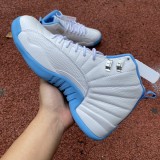 Jordan 12 Retro White University Blue